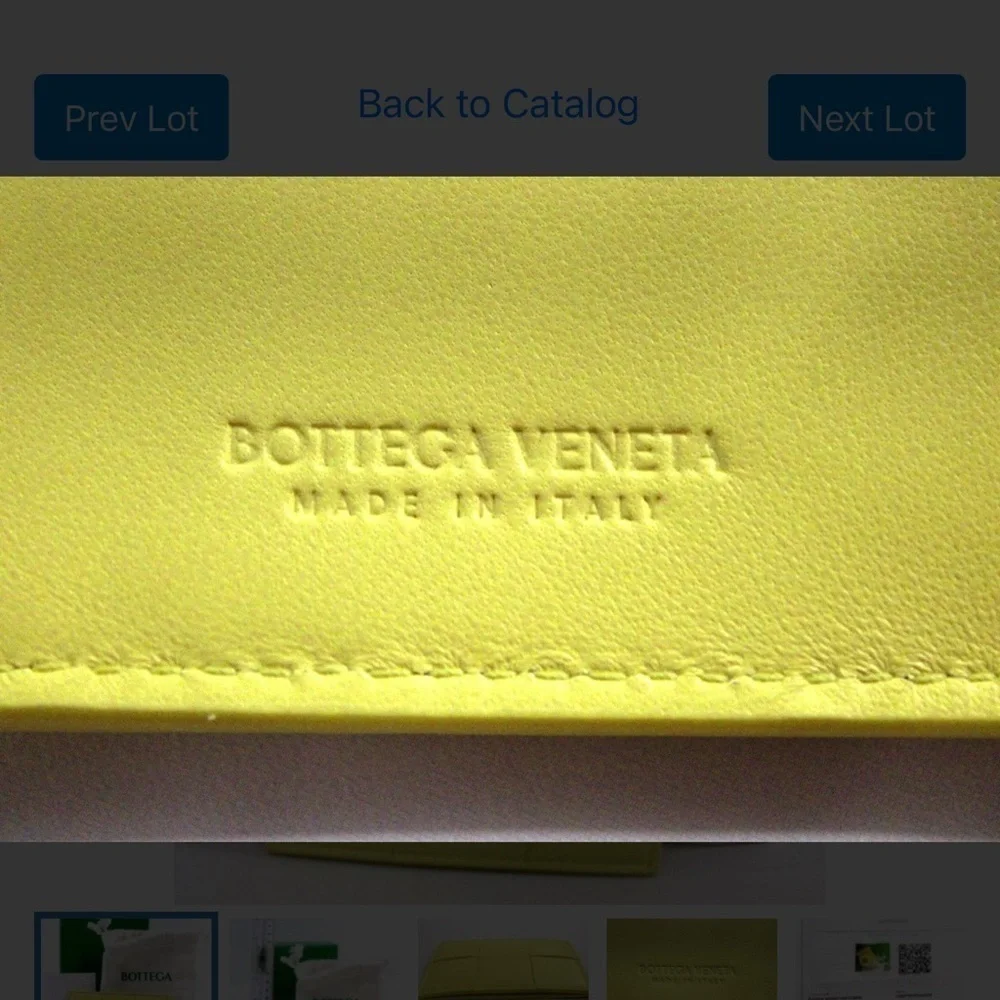 Bottega Veneta includes leather storage